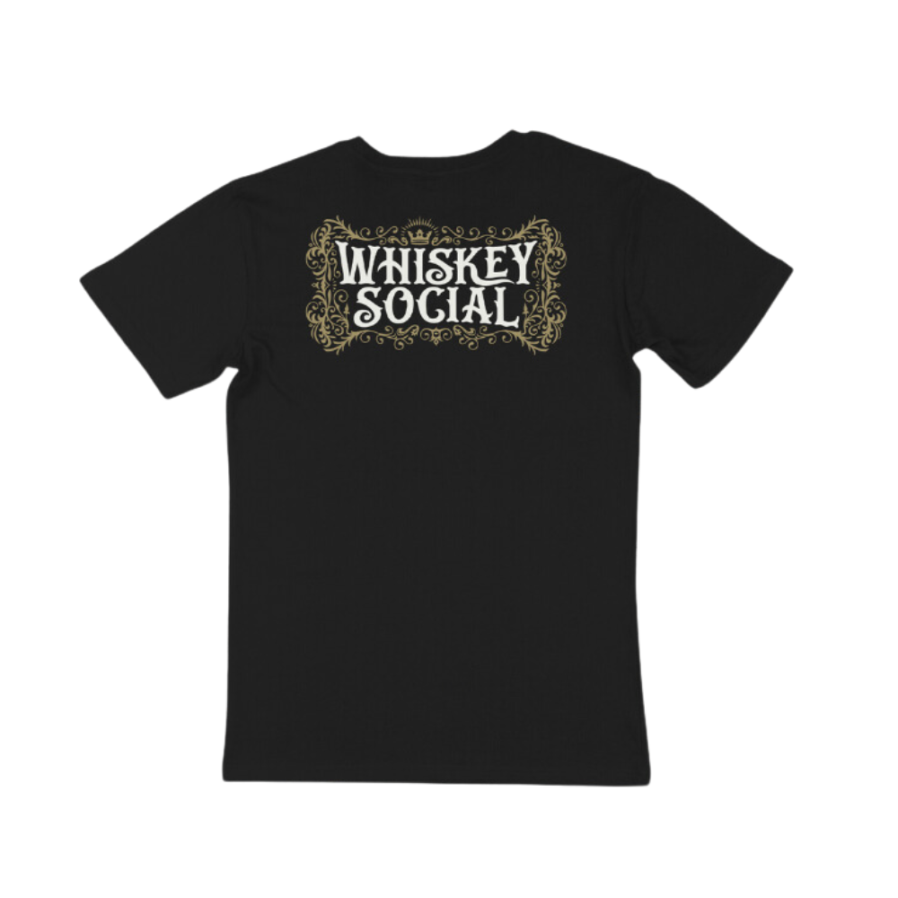 Whiskey Social Logo Pocket T Shirt